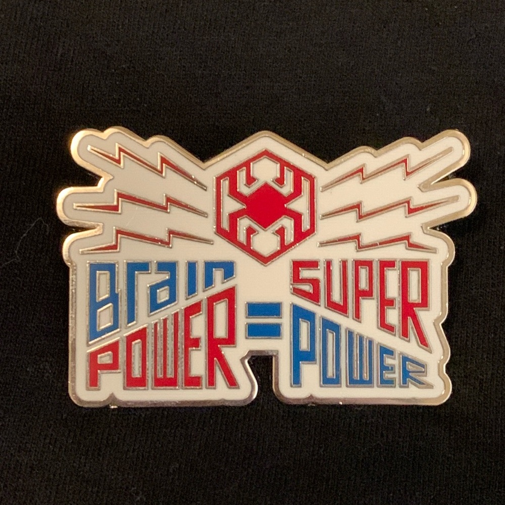 Marvel Avengers Campus Spider Man Brain Power Superpower pin